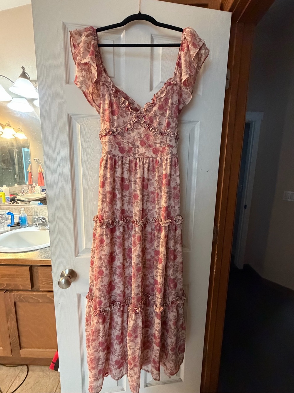 Altar’d State Floral Tiered Maxi Dress